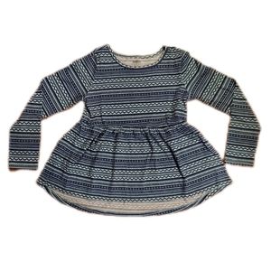 8 Blue Tunic Top Long Sleeve Girl Gymboree Brand